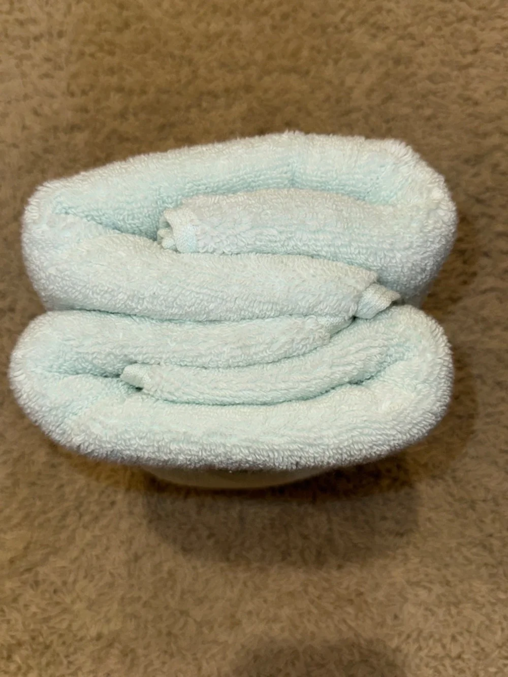 kate spade Cotton Hand Towels - Light Turquoise